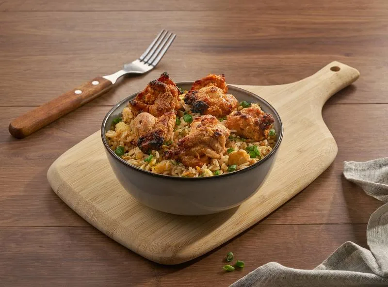 Soy Glazed Chicken + Singapore Rice